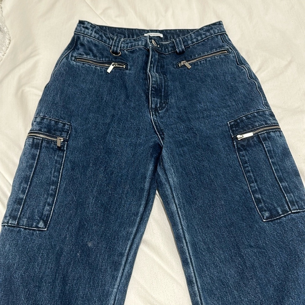 WeWoreWhat High Rise Utility Jean - Picture 4 of 8